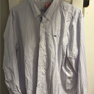 Vineyard Vines Blue Casual Button Down Shirt